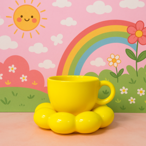 Buttercup Bloom - Tea Cup With Saucer